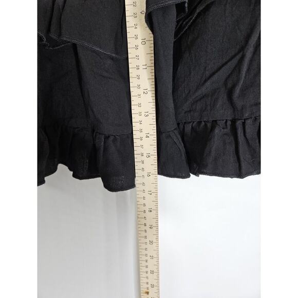 LUSH Black Skirt Women’s Xsmall Tiered Ruffled - Picture 5 of 7